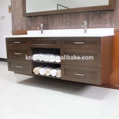 Wholesale modern wall mounted bathroom cabinet with light and mirror