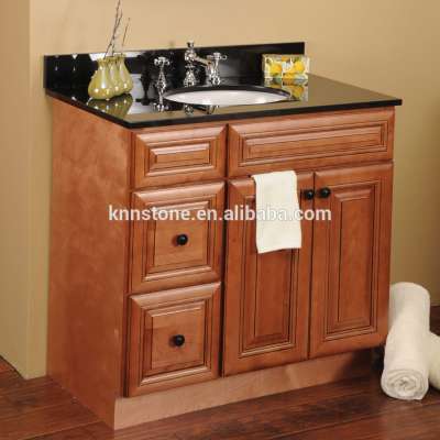 RTA bathroom comely furniture with cherry wood cheap bathroom sink cabinet along with black granite vanity top