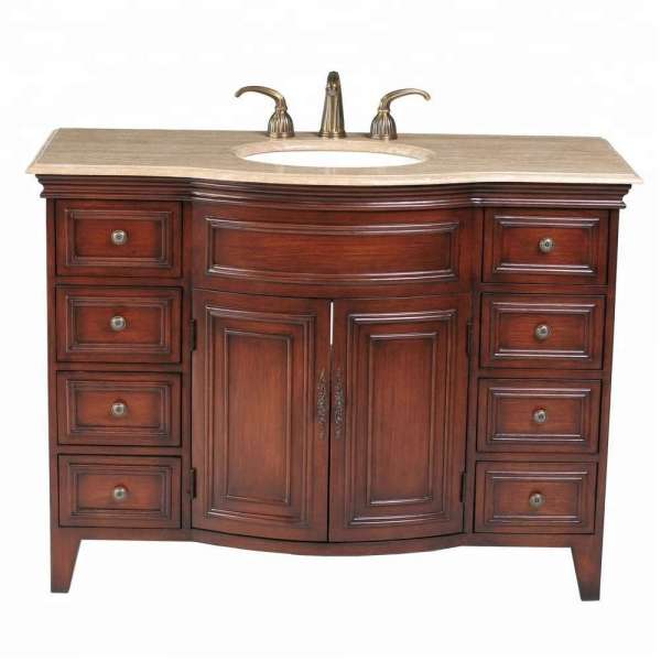 Antique Design Bathroom Cabinets,Vanity with Mirror